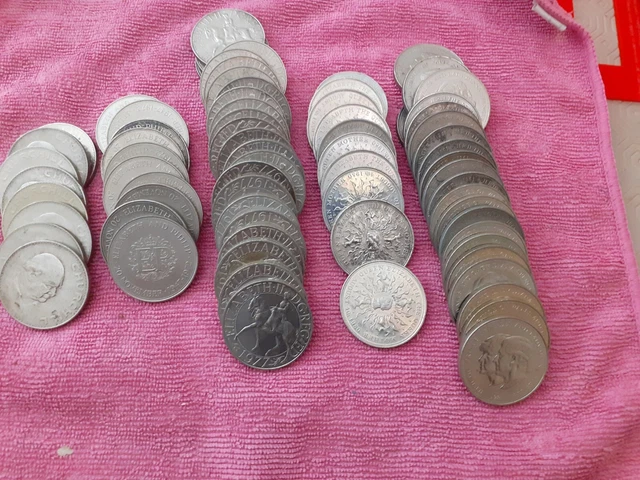 70 + Crown Coins. 5 Different Commemorative Designs. Very Collectible