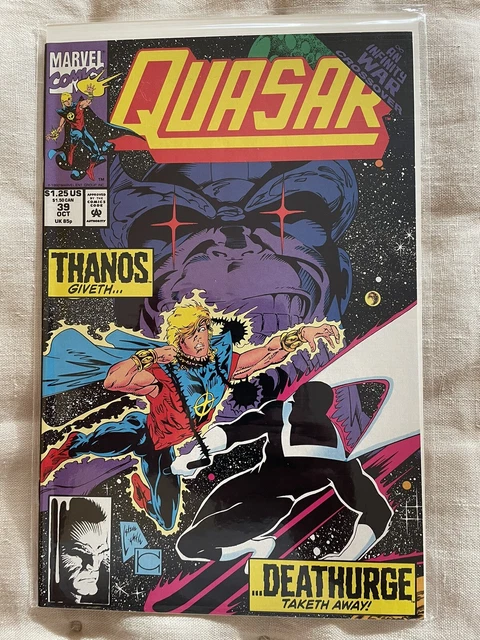 Lot of 5 Marvel QUASAR “Infinity War” Comics: #38,39,40,41,42 ft. the AVENGERS 3