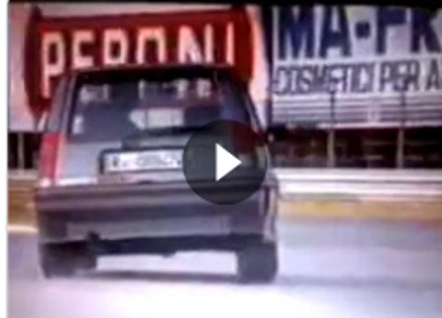 renault 5 gt turbo  vhs video raro da collezione test in pista leggere!!