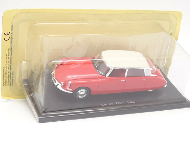 Universal Hobbies UH Presse 1/43 - Citroen DS 19 1966 Rouge