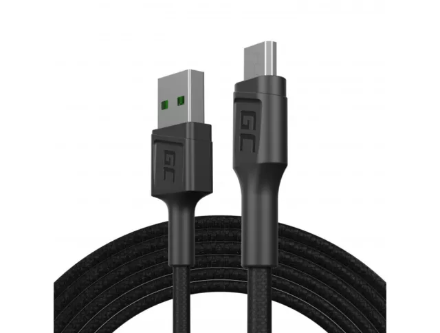 Green Cell Câble Gc Powerstream Usb-A - Micro USB 2 MT Ultra Charge, QC 3.0