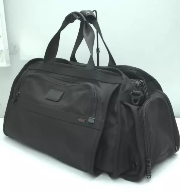 TUMI 22150DH ALPHA COLLECTION Nylon Sports Duffle Boston Black Good