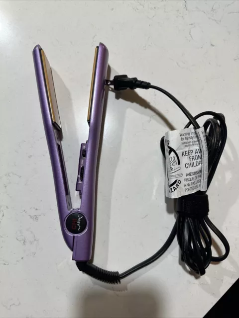 Chi Air Flat Iron Tourmaline Ceramic Plates 1.5” Hair Straightener Purple Lilac