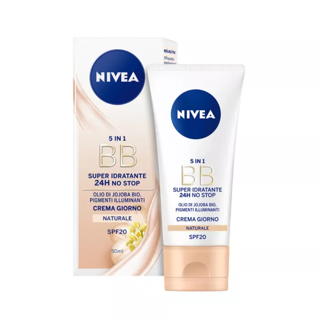 Nivea Crema Viso Giorno Idratante Colorata Essential BB Cream SPF20 50ml