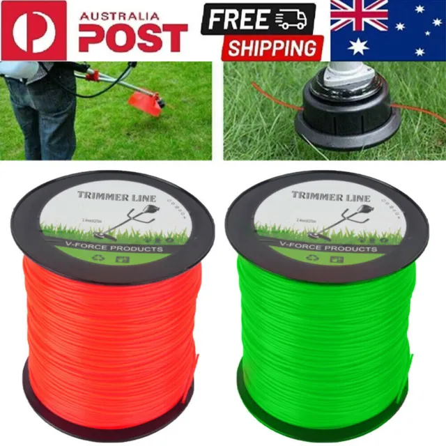 AU 2.7MM X 210M COMMERCIAL USE TRIMMER LINE MOWING Whipper Snipper Cord Rope