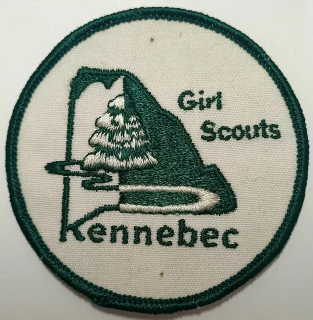 Girl Guides Woven Cloth Patch - Girl Scouts Kennebec United States