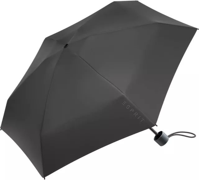 Parapluie de Poche Super Mini Pliant ESPRIT Petito Manuel Noir Unisex 57401