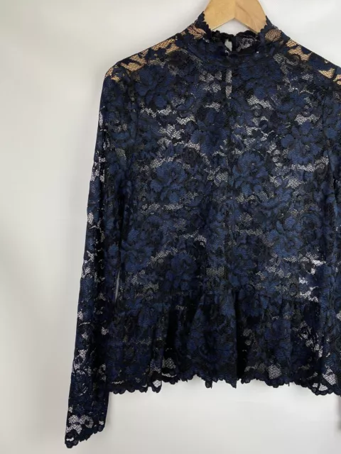 Ganni Flynn Lace ladies tunic blouse size 38 / M 2