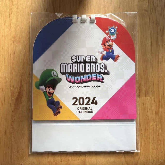 SUPER MARIO BROS. Wonder 2024 Calendar 31.99 PicClick
