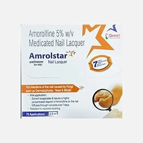 Amrolstar Lotion antifongique pour vernis à ongles 2,5 ml (lot de 1)