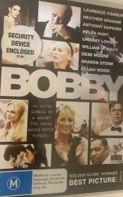 Bobby  (DVD, 2006) Region 4, Free Priority Post, Helen Hunt, Anthony Hopkins
