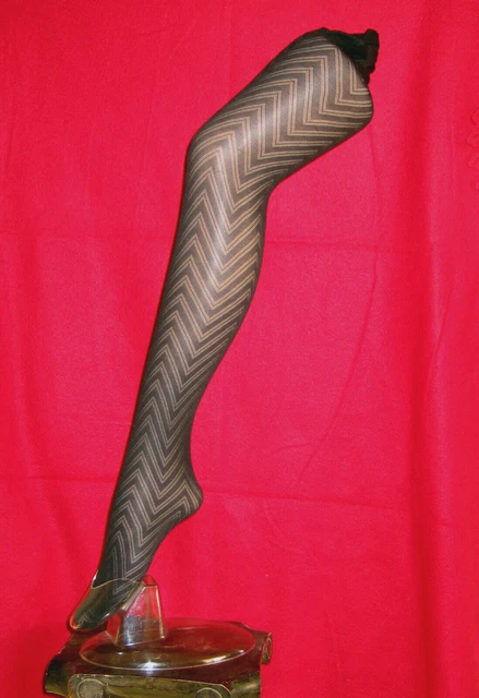 Collants Fantaisie Noir Trasparenze Turandot - Taille 4, Neuf Avec étiquettes