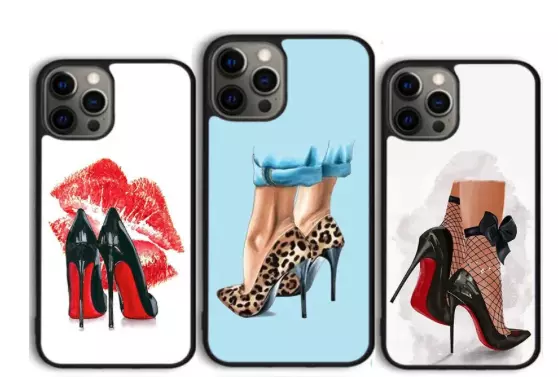 High Heels Girl Shoes Fashion Coque Cover Case For Iphone 15 Pro Max 14 13 12 11