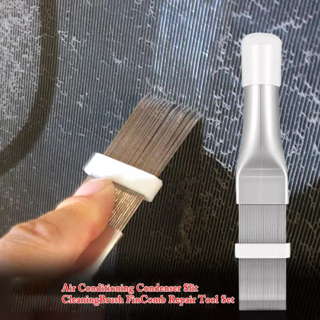 Stainless Steel Fin Comb Radiator Air Conditioner Condenser Cleaning Brush