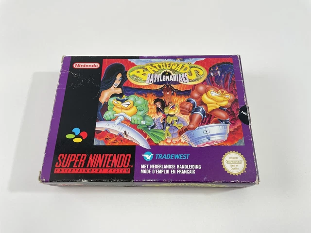 Super Nintendo Battletoads in Battlemaniacs FAH Trés Bon état