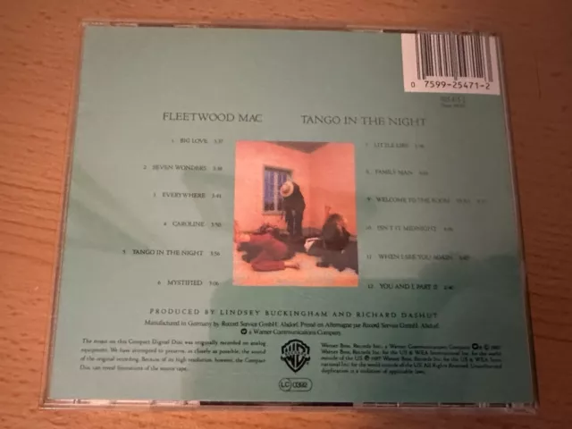 Fleetwood Mac Tango in the Night CD