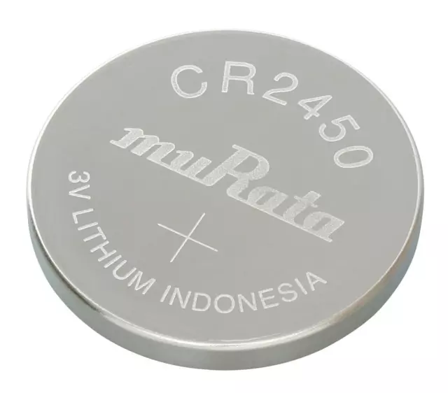 Murata CR2450 Cr 2450 DL2450 Lithium 3v Batterie Boutons Cellule Usage Par Date