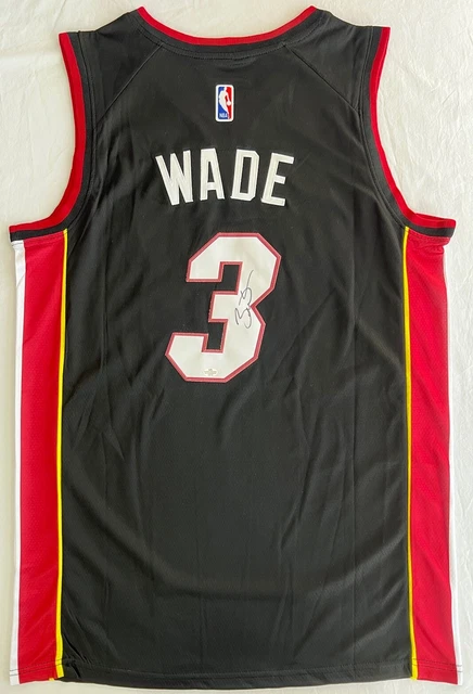 Dwyane Tyrone Wade Miami Heat Signed Autographed Nike Jersey VSA COA
