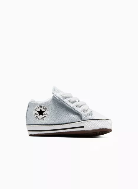 Converse Scarpa Chuck Taylor All Star Sparkle Culla Bimba Azzurro taglia 18