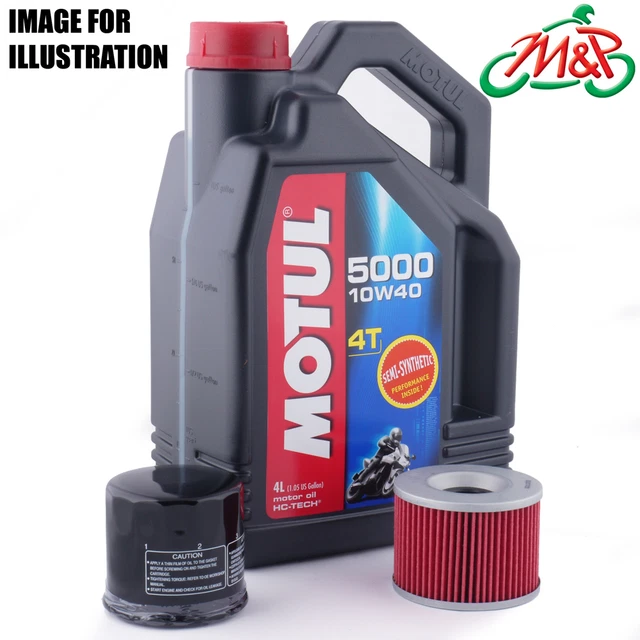 Virago 535 Motul 10W-40 Öl + HiFlo Ölfilter Für Yamaha XV 535 Virago S Dx X 738365