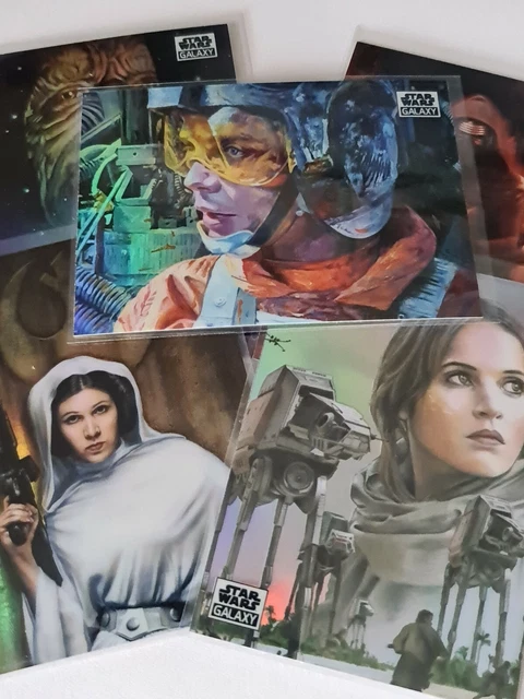*REFRACTOR* Base Card ***YOU PICK*** Parallel Topps Star Wars Galaxy Chrome 2021