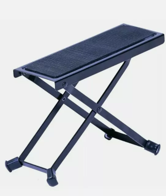 New Stage Rocker Powered By Hamilton SR360300 Guitar Foot Rest Black Musical