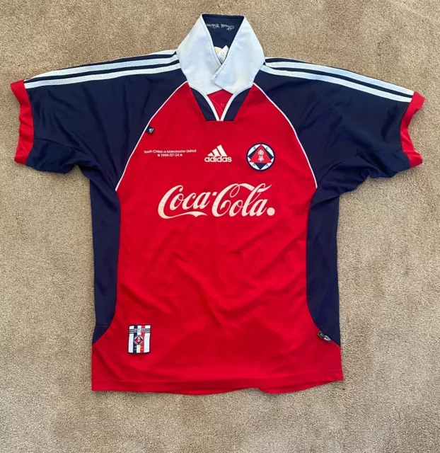 SOUTH CHINA 1999 L S Home Football Shirt XL Soccer Jersey Adidas