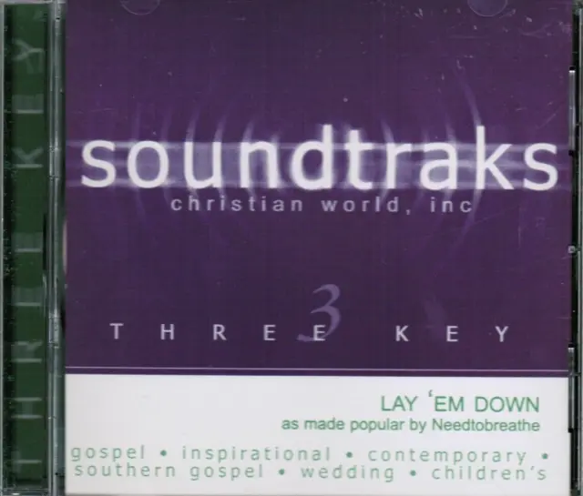 Lay 'em Down - Needtobreathe - Christian Accompaniment Track CD