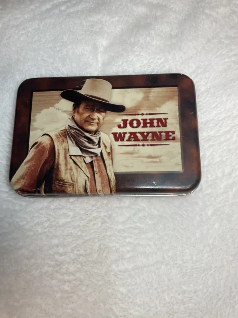 John Wayne Playing Cards New Never Opened In A Collectable Tin