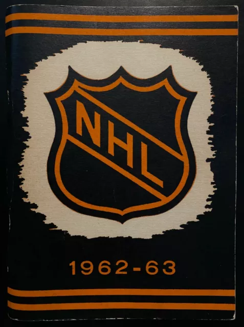 1962-63 Vintage NHL Hockey Original Six Media Guide Toronto Maple Leafs Retro