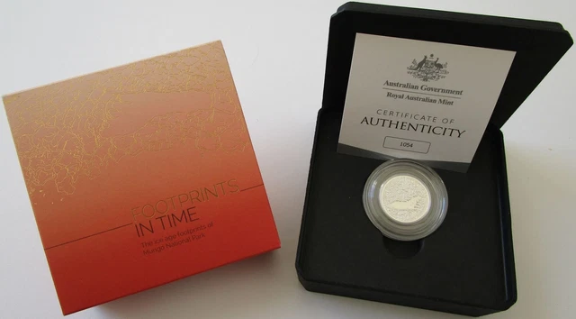 Australia 1 Dollar 2021 Footprints in Time Mungo National Park 1/2 Oz Silver