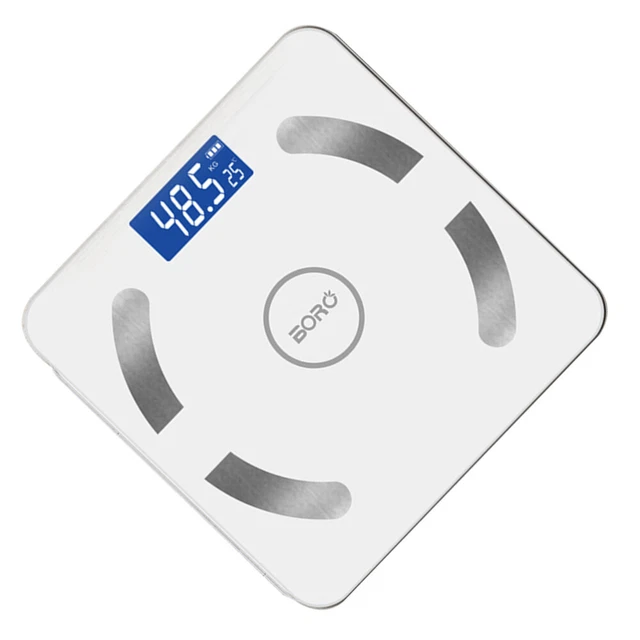 Monitor de composición corporal inteligente recargable para el peso del baño básculas digitales