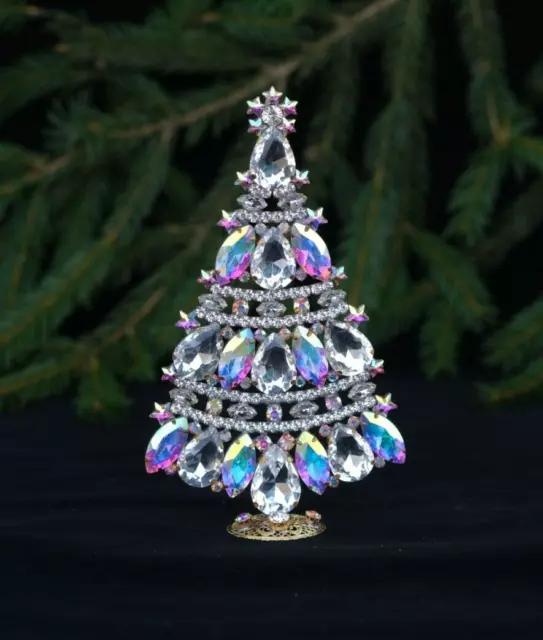 Luxury Czech Christmas tree medium, christmas ornaments, glass ornament, Xmas