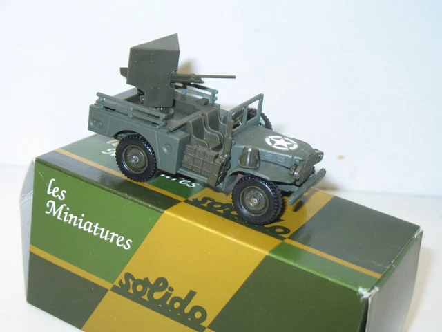 Miniature Solido 1/50 – Dodge WC 4x4 De L'armée Américaine (WW2) - Édition Limitée, Neuve Sous Boîte