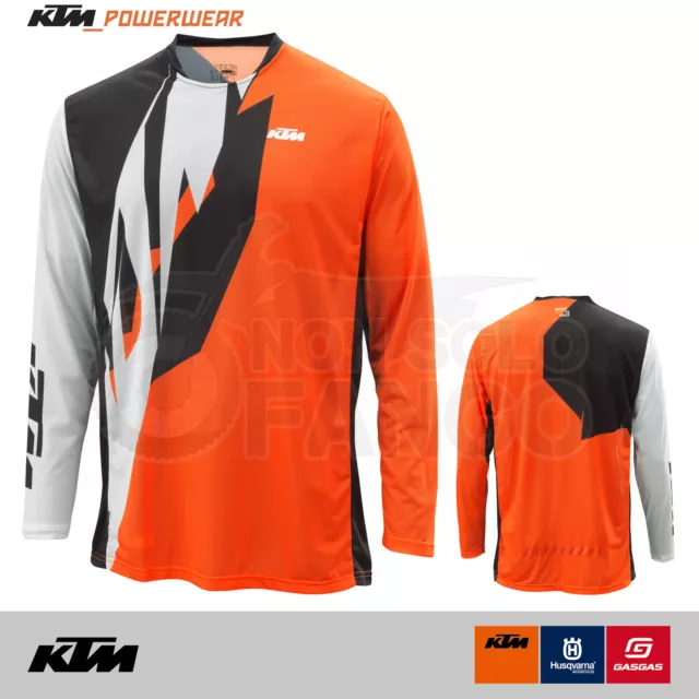 Maglia enduro KTM Power Wear 2024 POUNCE JERSEY ORANGE - L