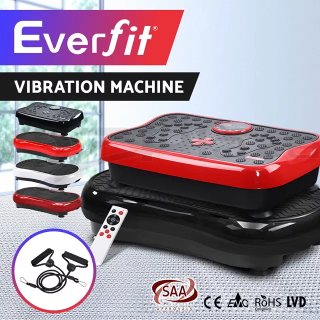 Everfit Vibration Machine Machines Platform Plate Vibrator Exercise Fit Gym Home