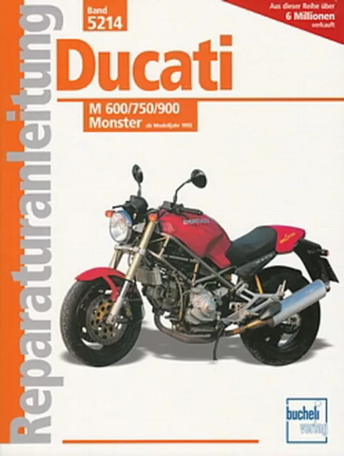 DUCATI M600/M750/M900 Monster Reparaturanleitung Reparaturbuch/Handbuch/Wartung