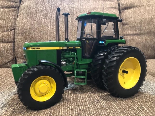 CUSTOM JOHN DEERE 4455 Ertl Precision Elite Front Wheel Drive Toy