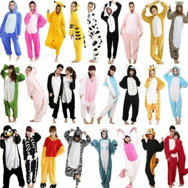 Unisex Adult Onesie01 Animal Anime Cosplay Pyjamas Kigurumi Fancy Dress Costume