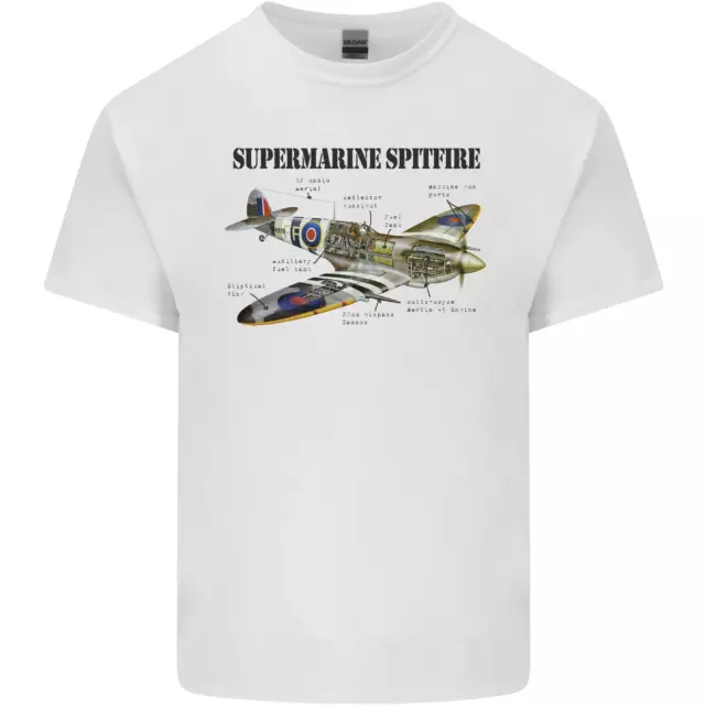 Maglietta Supermarine Spitfire Infopic bambini bambini