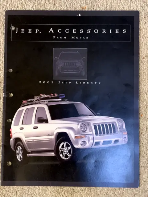 2002 Jeep Liberty / Cherokee Kj Mopar Accessories Brochure / Catalogue / Leaflet
