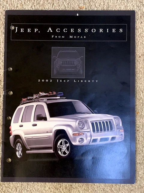 2002 Jeep Liberty / Cherokee Kj Mopar Accessories Brochure / Catalogue / Leaflet