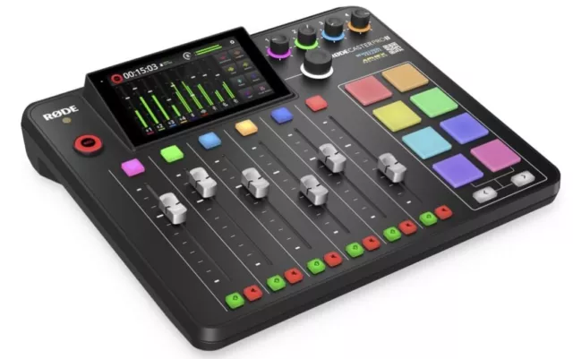 RØDECaster Pro II Alles-in-1 Produktionslösung für Podcasting Streaming Black