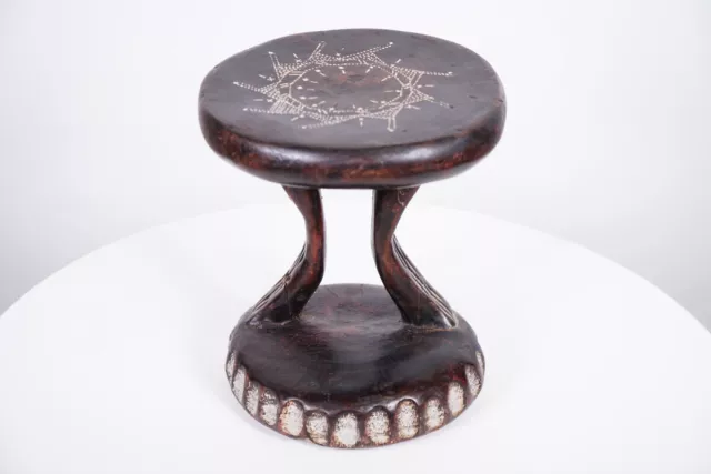 Unknown African Stool 9.75"- African Tribal Art
