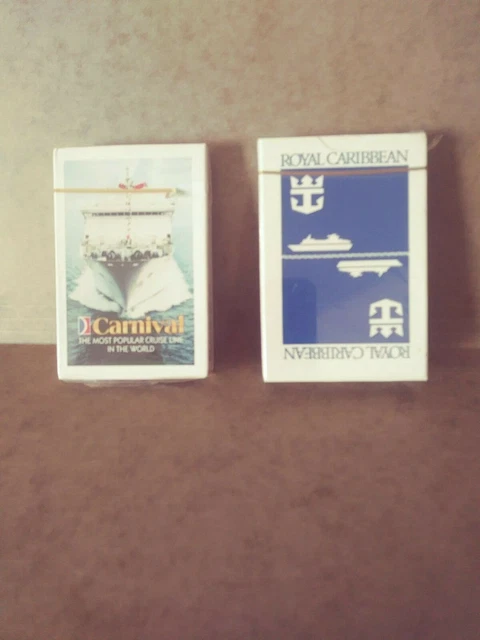 CRUISE SHIP PLAYING Cards Carnival Royal Caribbean 4 00 PicClick