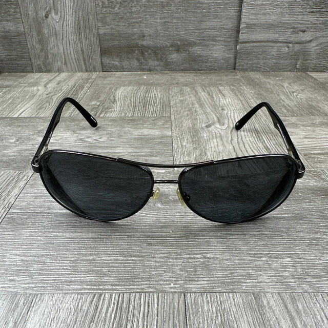 KIRKLAND SIGNATURE GUNMETAL Aviator Eyeglasses FRAMES ONLY Missoula 61