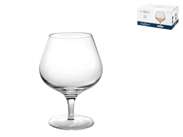 Confezione 6 Calici In Vetro Napoleon cl 39,5 C49 Trasparente Bormioli Luigi