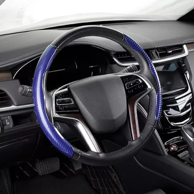Auto Carbon Fiber Accessories Car Steering Wheel Booster Cover Nonslip Universal