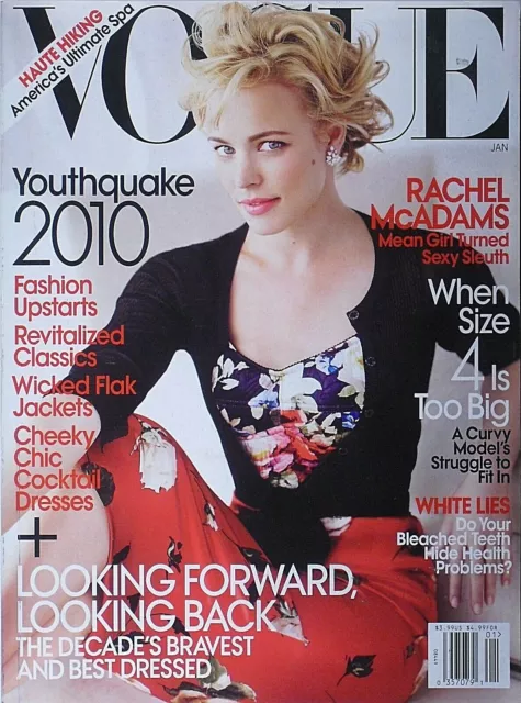 RACHEL McADAMS January 2010 VOGUE Magazine