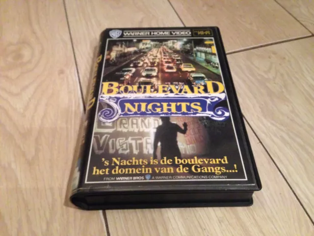 Boulevard Nights - pre cert - Dutch big box Vhs Ex Rental Warner